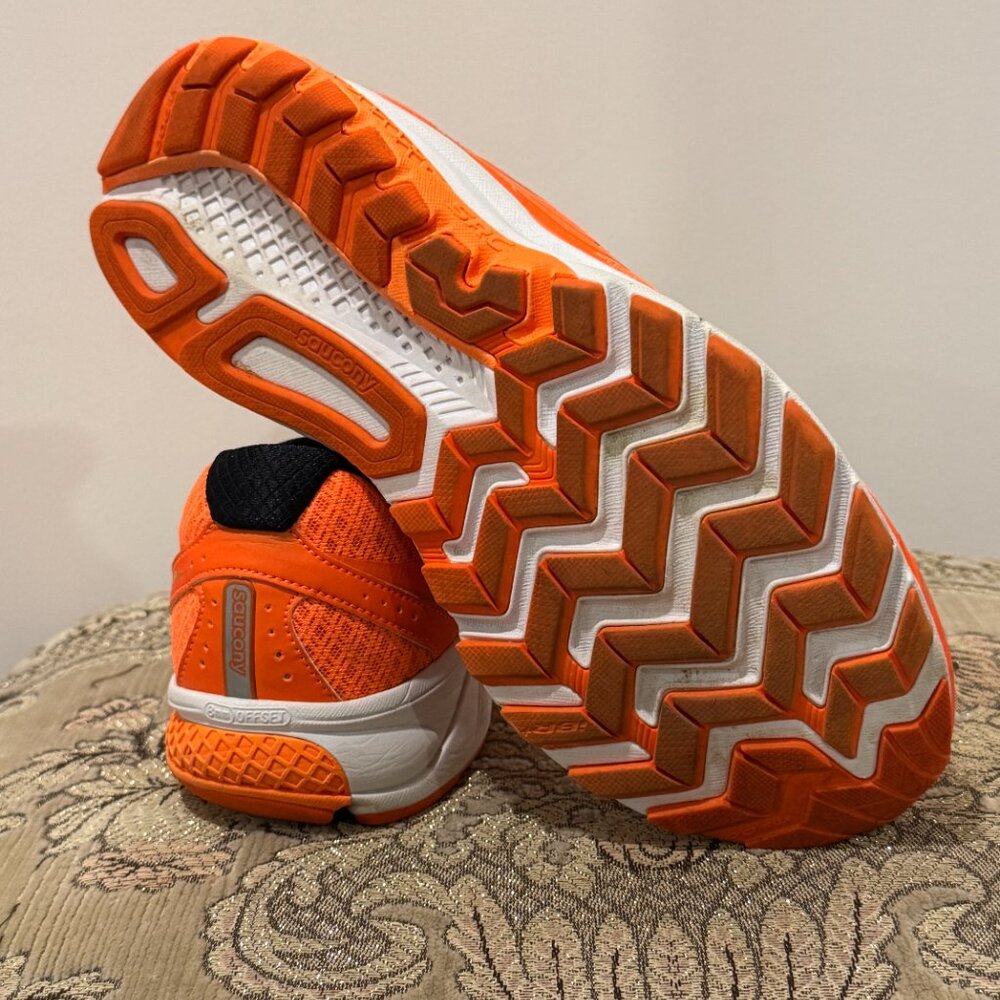 Saucony Run Pops Orange, men's 9.5 - Picture 2 of 7